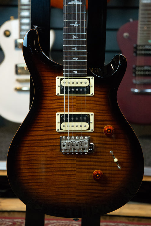 PRS SE Custom 24 Black Gold Burst, Ex-Display - Fair Deal Music