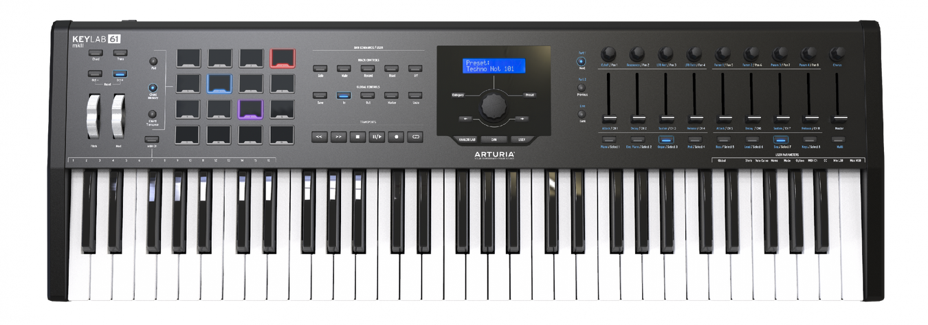 Arturia KeyLab 61 MkII Keyboard Controller Black [USED] - Fair Deal Music