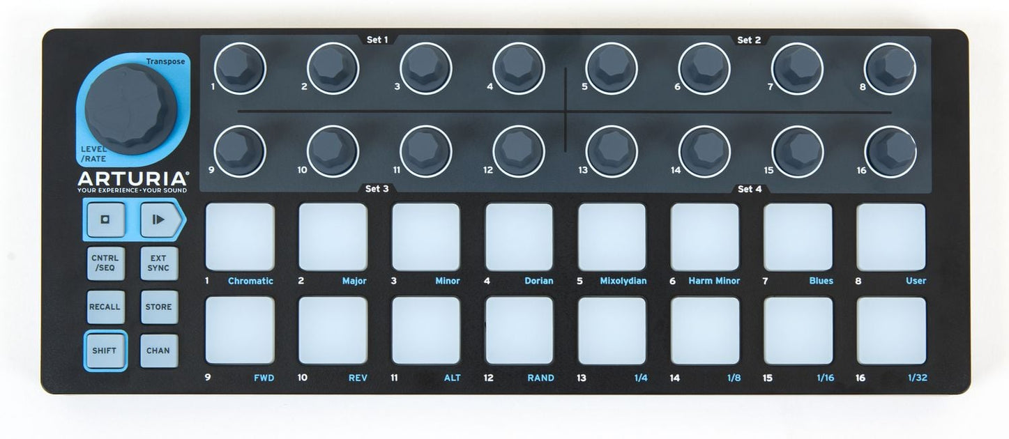 Arturia BeatStep USB MIDI Drum Sequencer - Black Edition