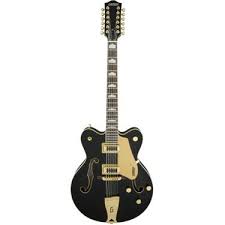 Gretsch G5422G-12 Electromatic Hollow Body 12 String Black Electric Guitar - Fair Deal Music