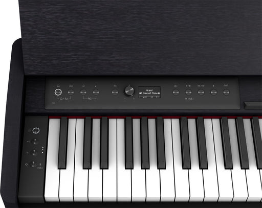 Roland F701-CB Compact Digital Piano Contemporary Black Bundle - Fair Deal Music