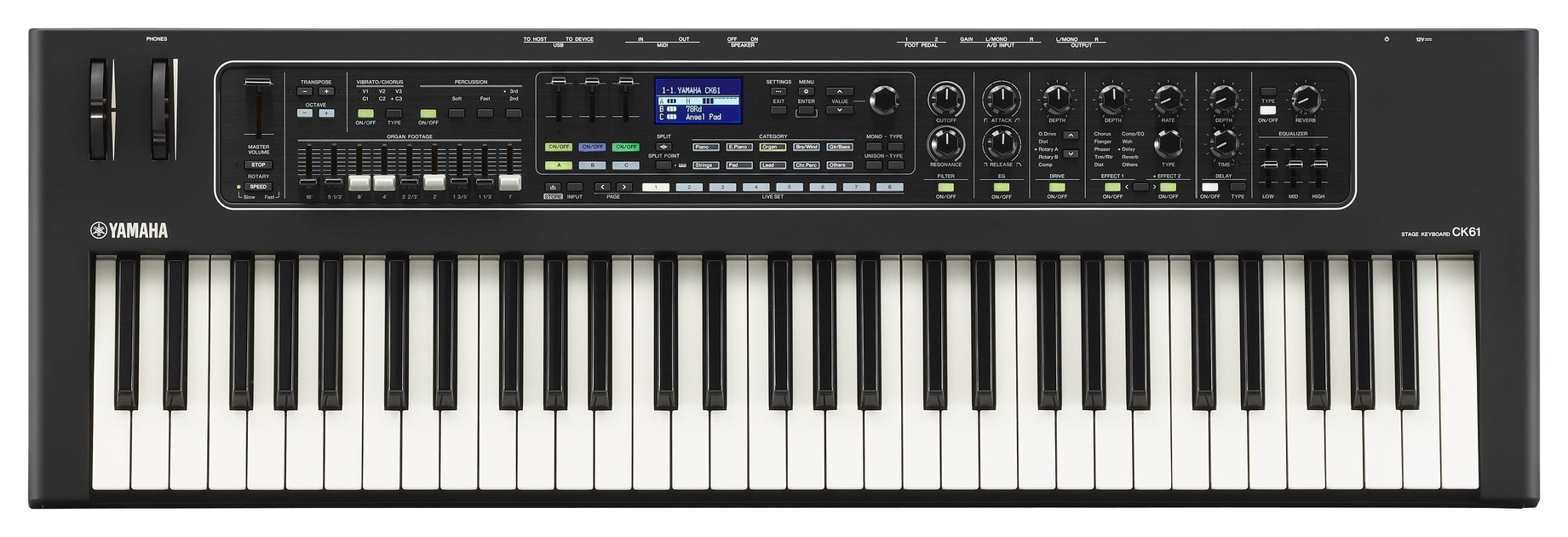 Yamaha CK61  Portable Piano/Organ Hybrid - FREE UK P&P