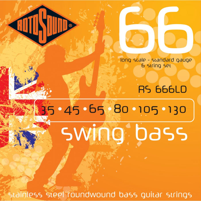 Rotosound RS666LD Swing Bass Strings 15-130 - Fair Deal Music