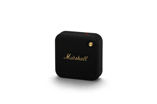 Marshall Willen Bluetooth Portable Speaker, Black & Brass [OPEN BOX] - Fair Deal Music
